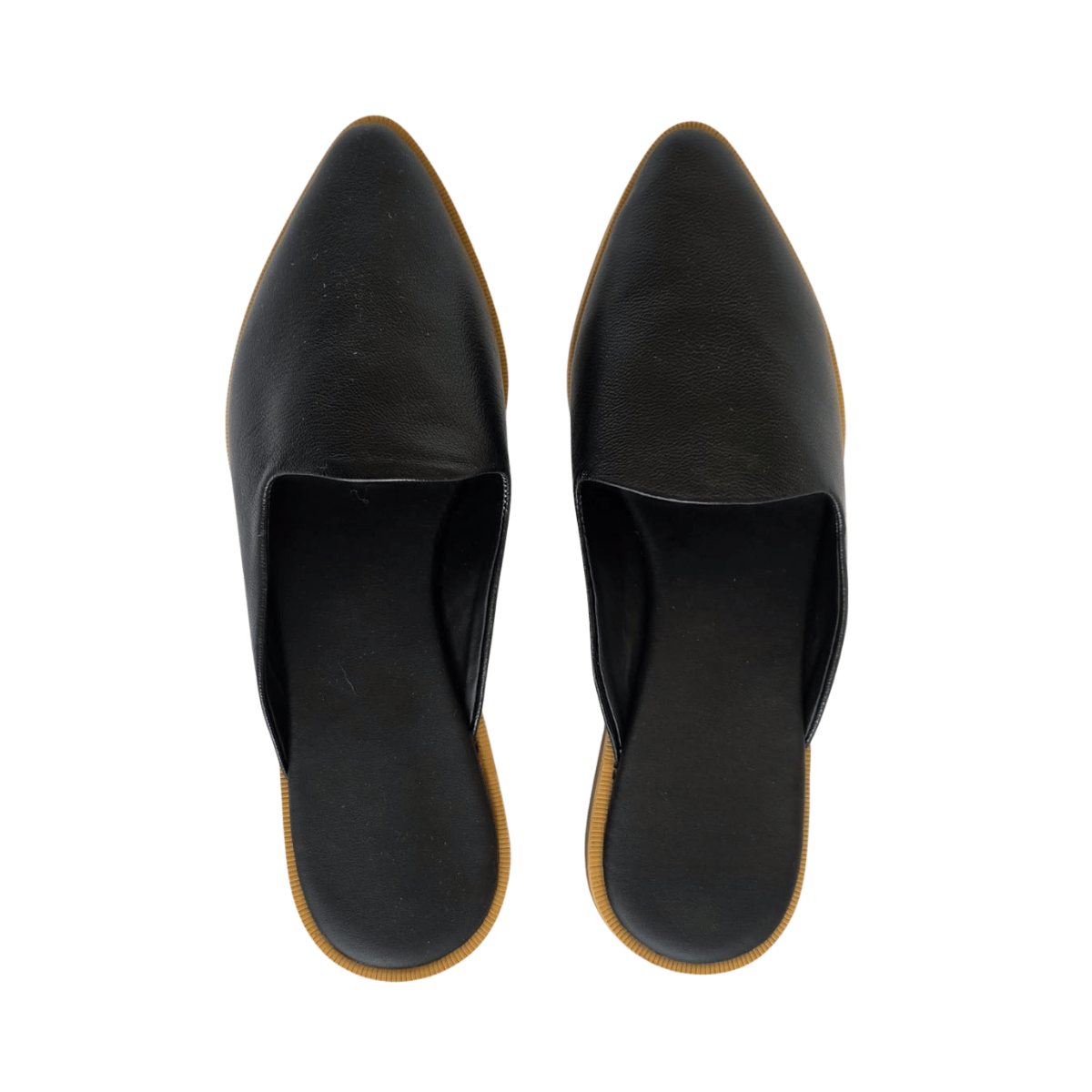 ALICE BLACK POINTED MULE