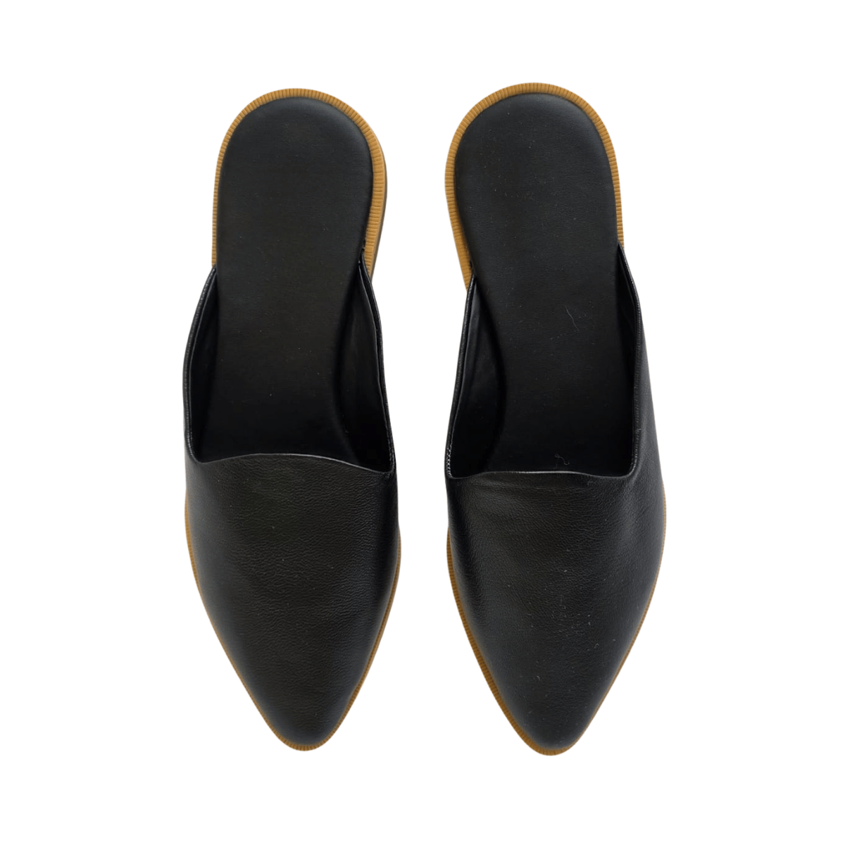 ALICE BLACK POINTED MULE