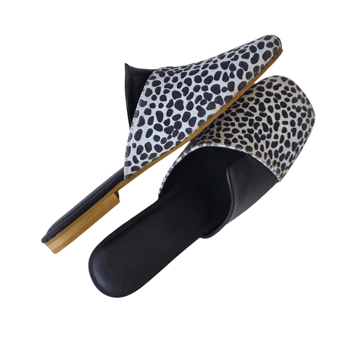 MINX SQUARE-TOE MULES