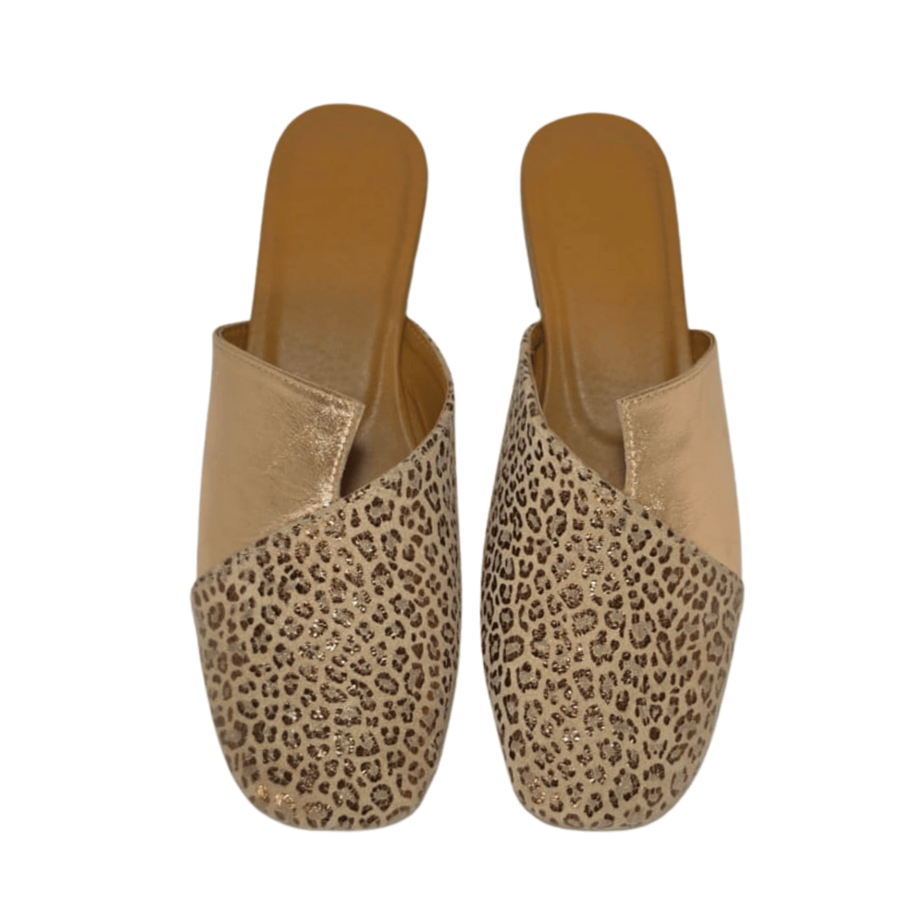 MINX SQUARE-TOE MULES