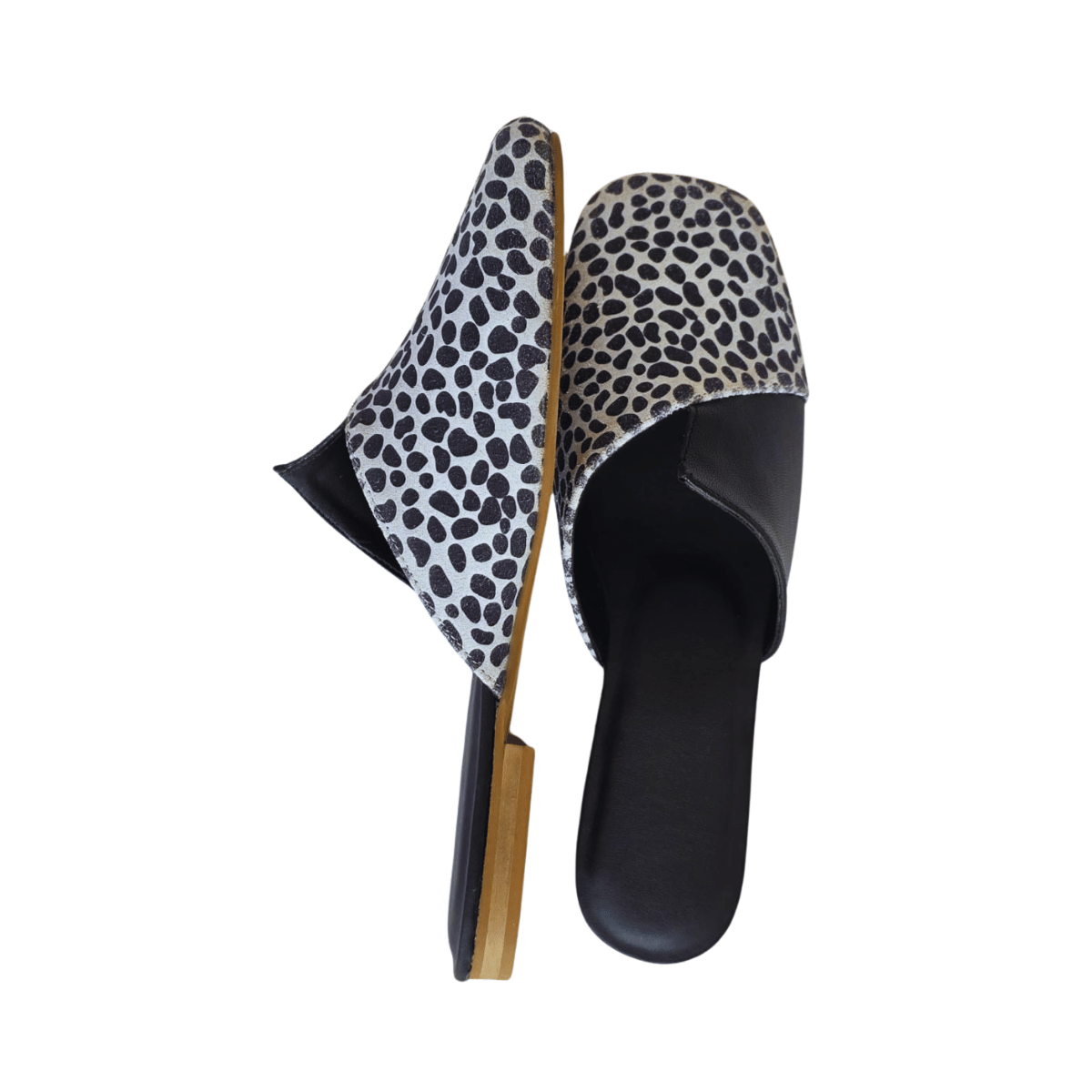 MINX SQUARE-TOE MULES