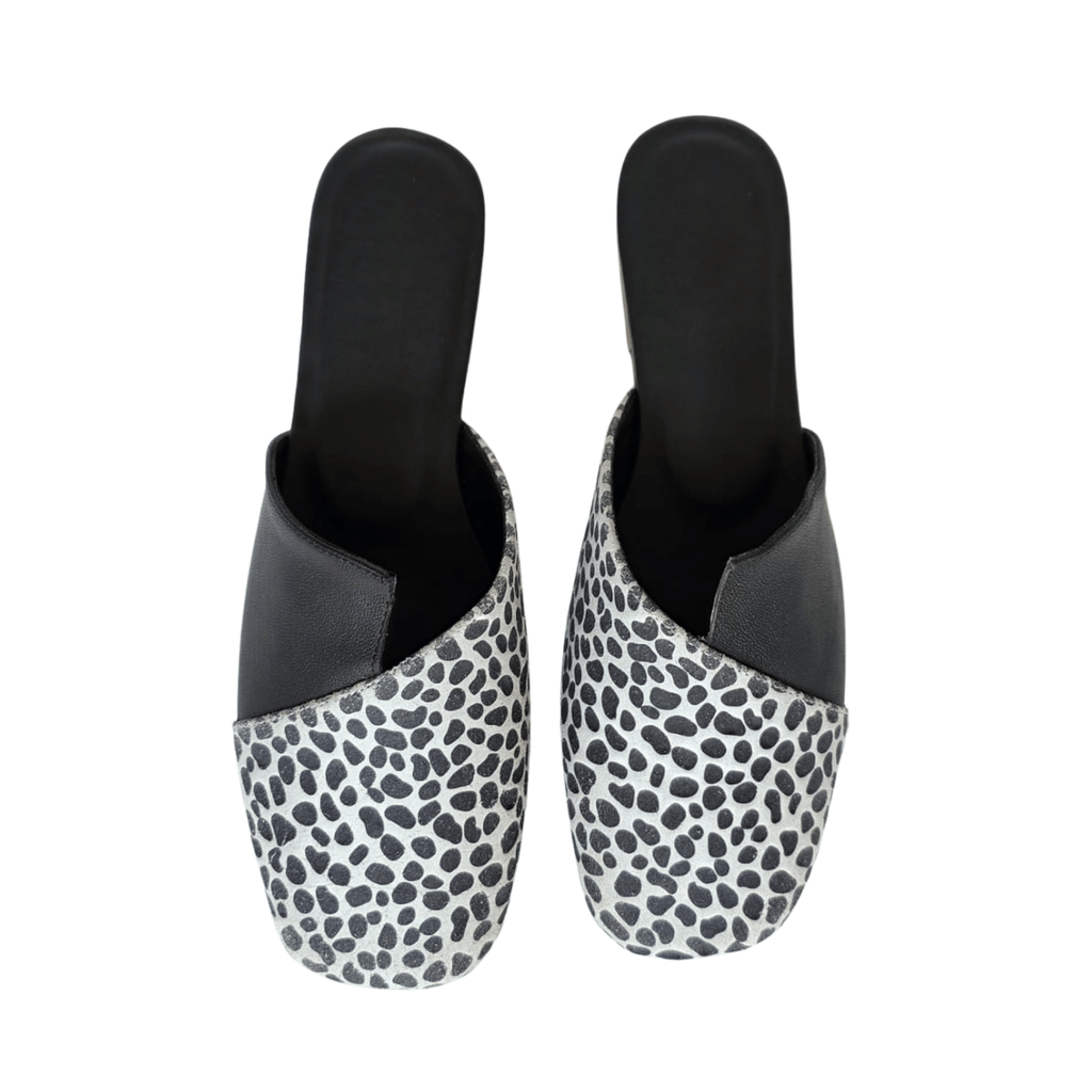 MINX SQUARE-TOE MULES