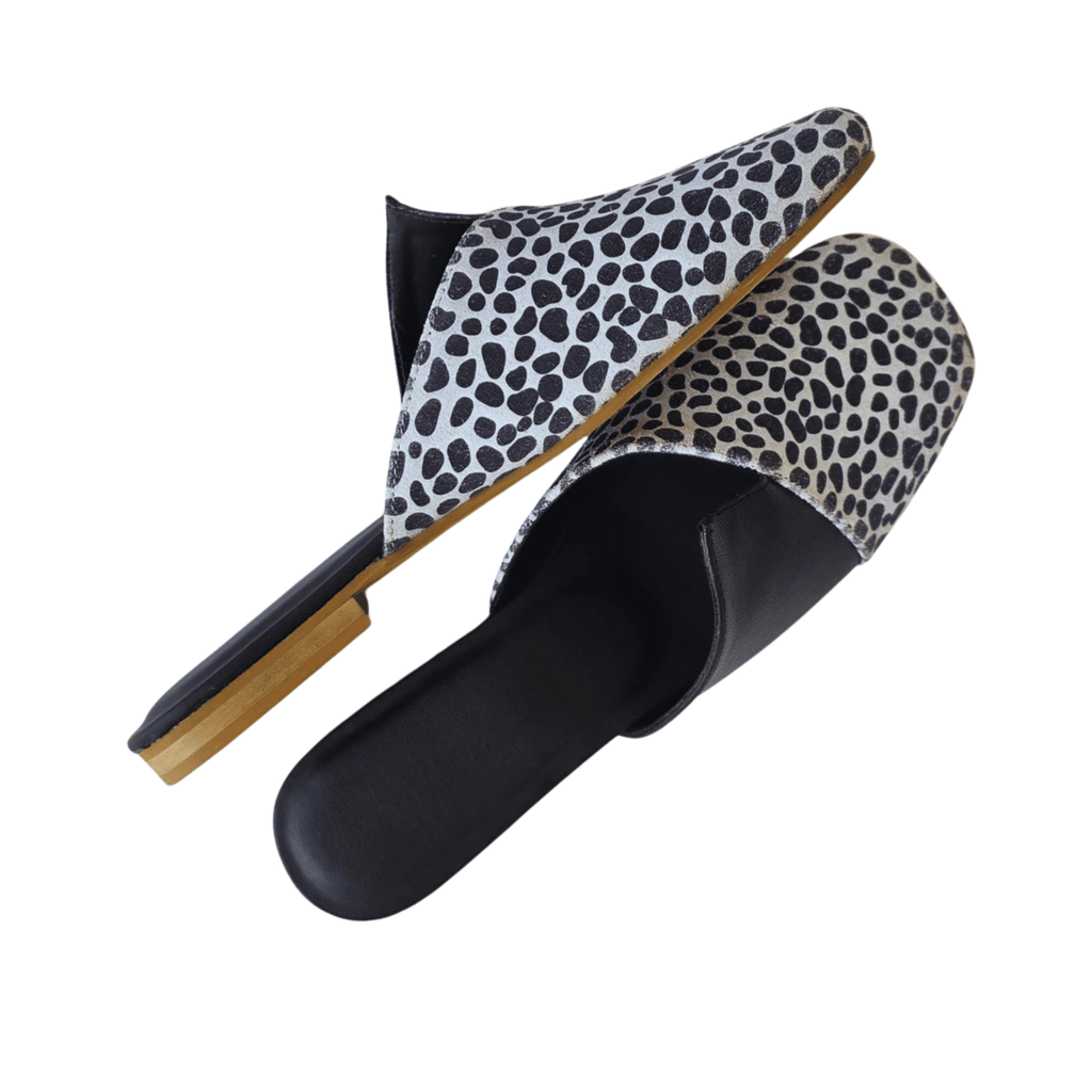 MINX SQUARE-TOE MULES