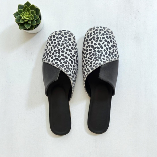 MINX SQUARE-TOE MULES